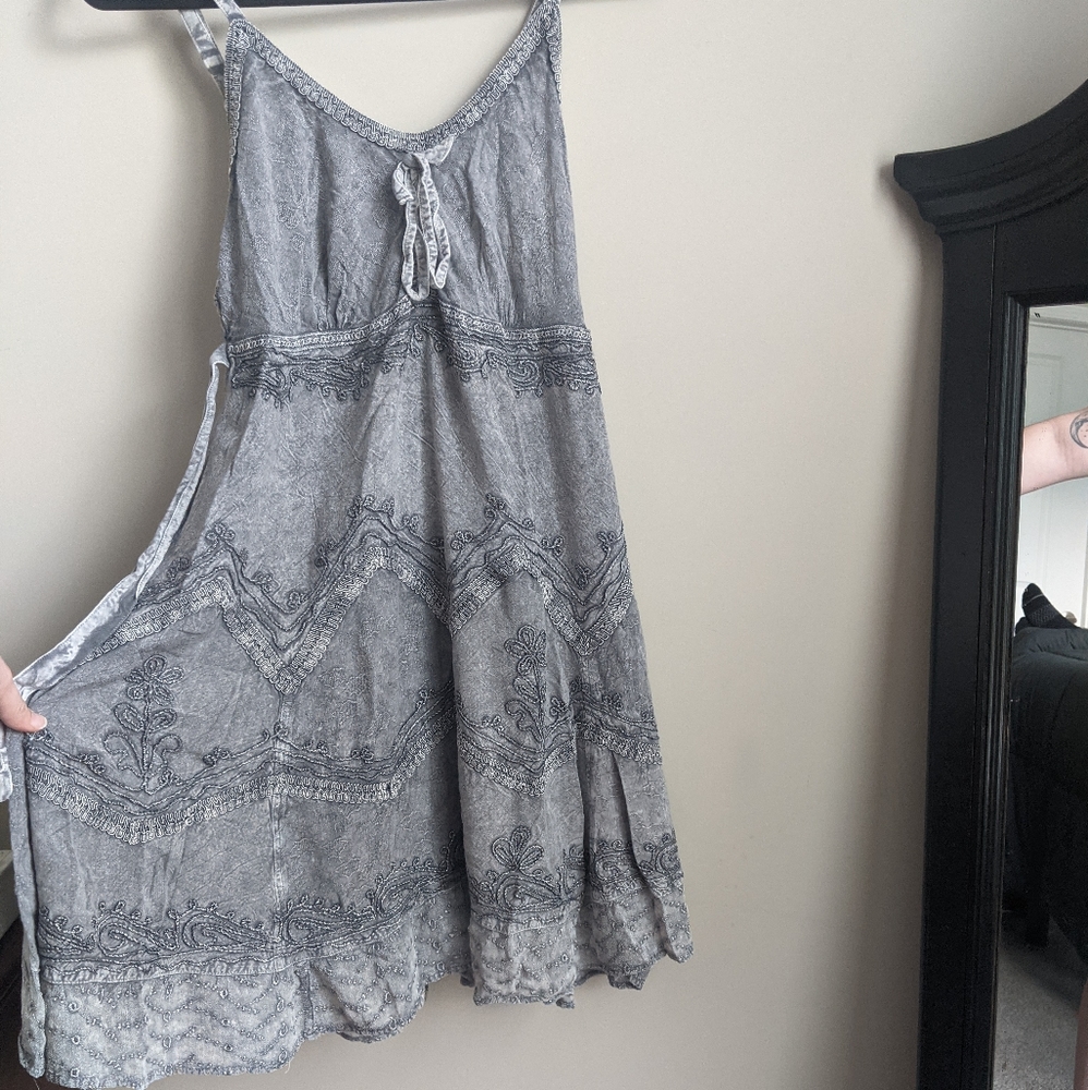 SAKKAS Stone Wash Dress